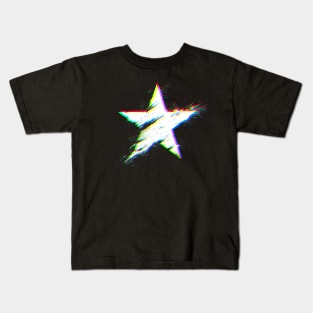 Painted Star - RGB rainbow Kids T-Shirt